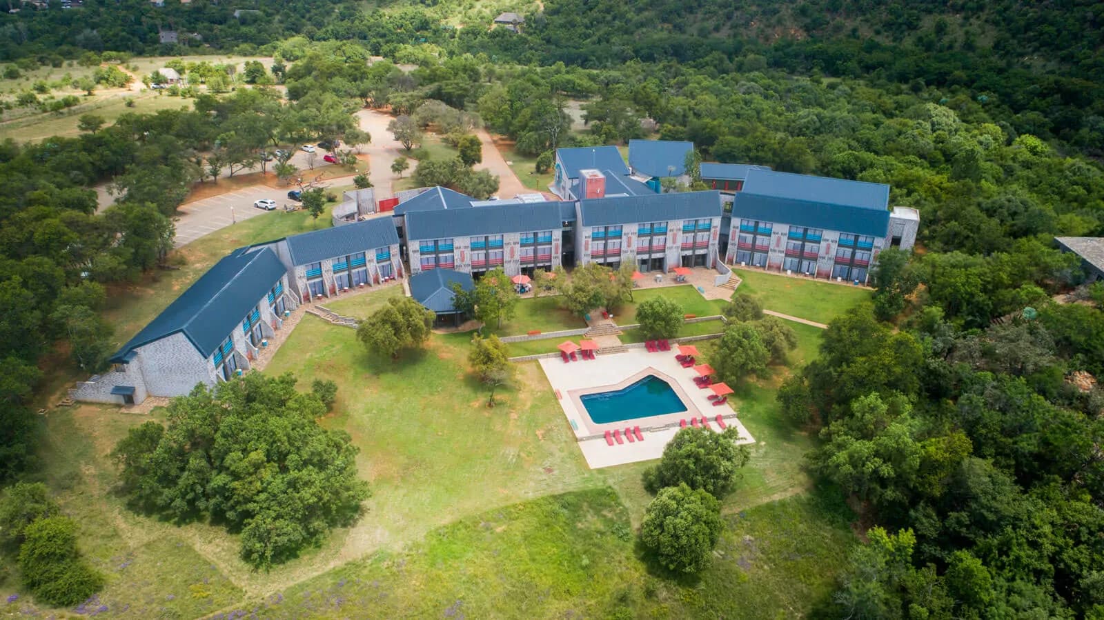 26 South Bush Boho Hotel aerial view