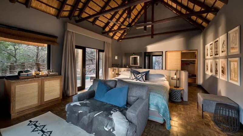 Luxury cottage at &Beyond Phinda Mountain Lodge