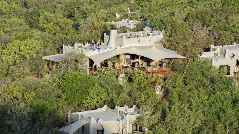 &Beyond Phinda Rock Lodge aerial view