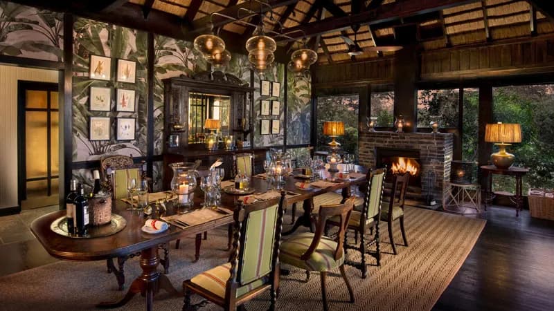 Fine dining at &Beyond Phinda Vlei Lodge