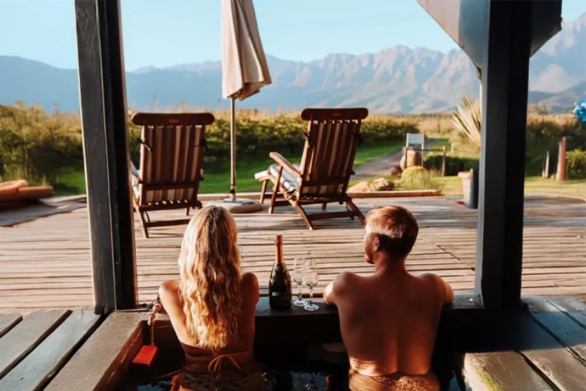 Bergsicht Country Cottages hot tub accommodation