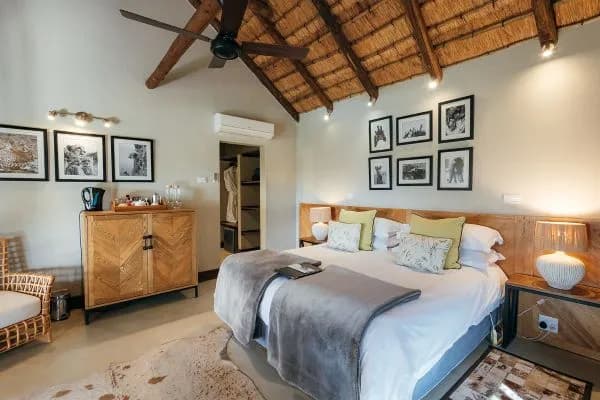 Deluxe bedroom at Elephant Rock Private Safari Lodge