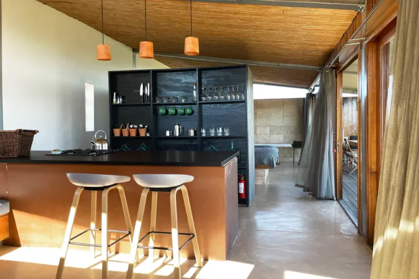 Kitchen interior at Fynbos Suites at Farm 215