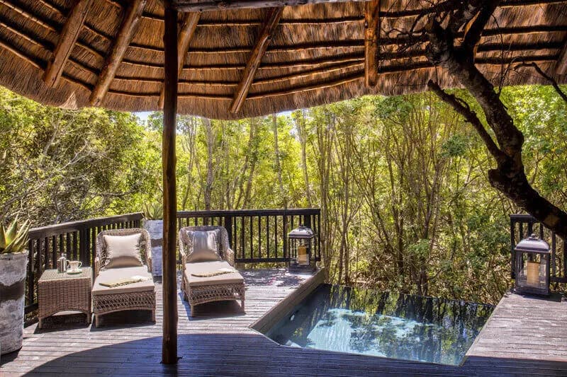 Kichaka Game Lodge suite with private plunge pool