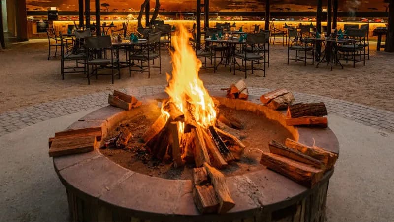 Kruger Gate Hotel boma area