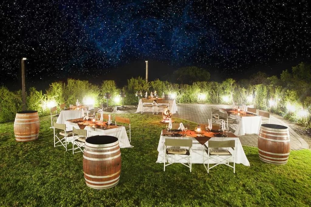 Kuzuko Lodge fine dining experience