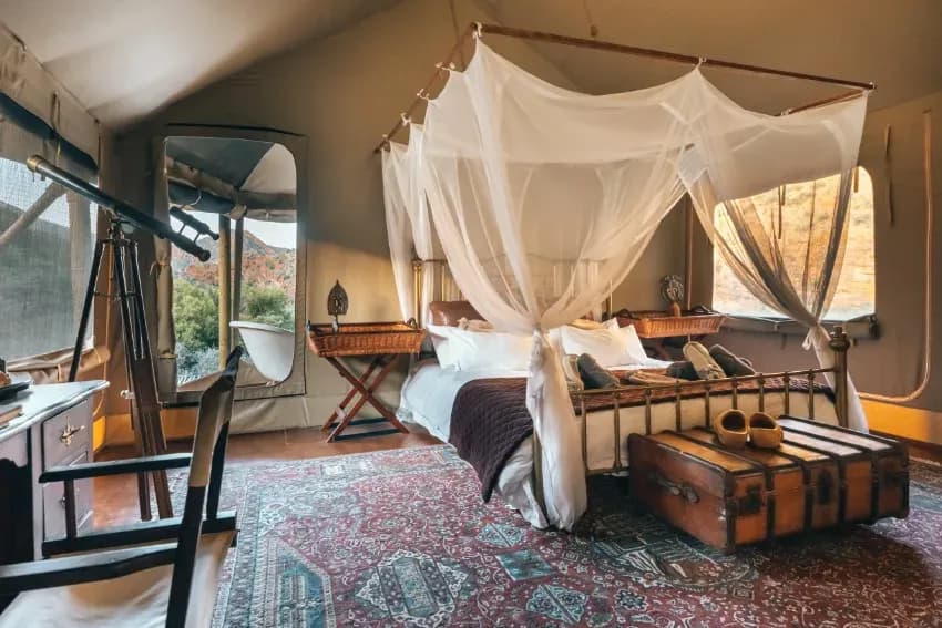 Bedroom at Leopard's Kloof at Wolwehoek