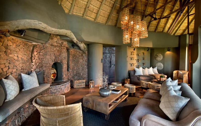 Madikwe Safari Lodge Kopano Lodge guest lounge