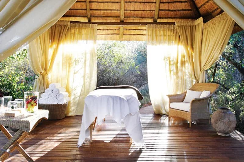 Spa massage treatment at Molori Safari Lodge