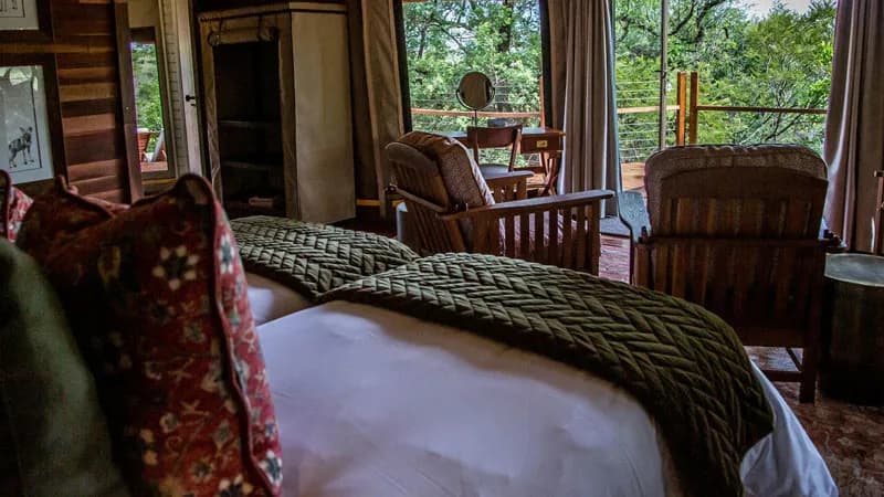 Nkomazi Tented Lodge deluxe tent accommodation