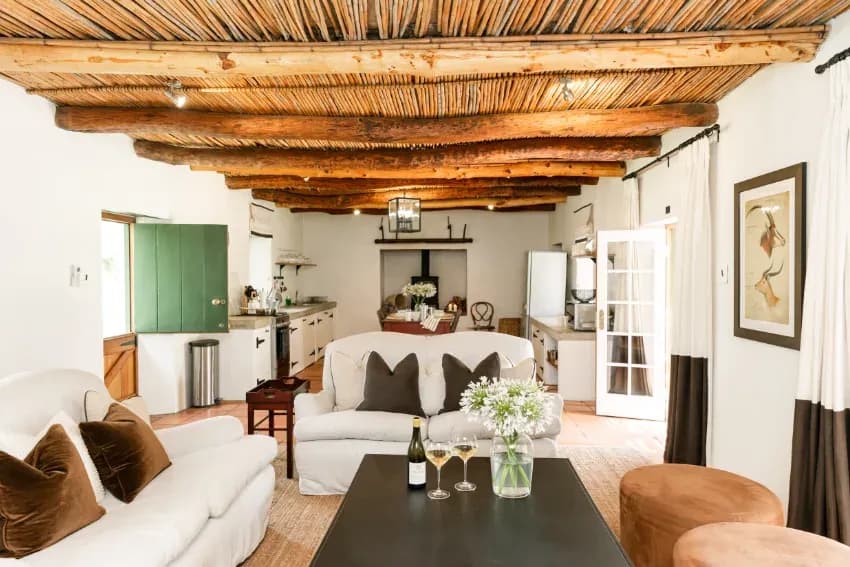 Living area at Penhill Farm