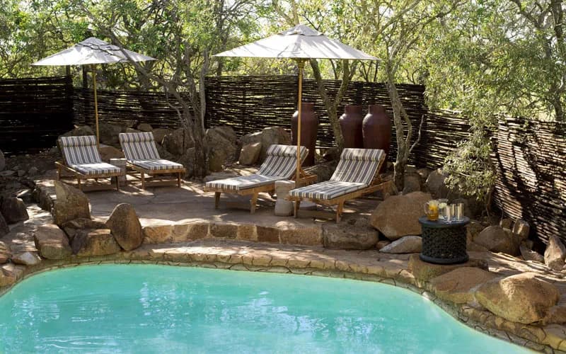 Rock pool at Tshukudu Bush Lodge