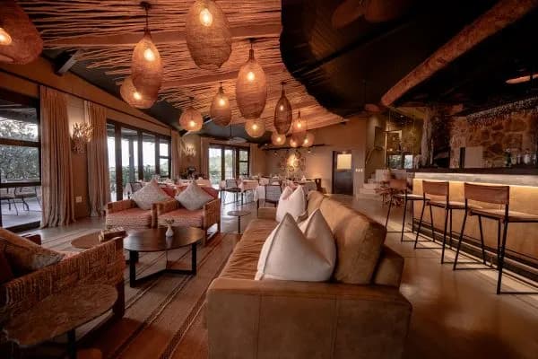 Zulu Rock Lodge main lodge interior